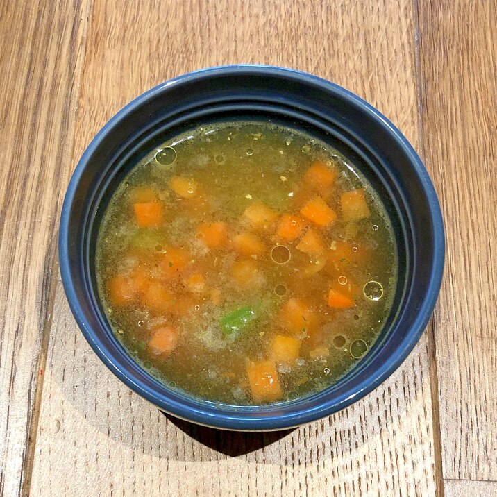 ♡レンジdeミックスベジカレースープ♡包丁いらず♡